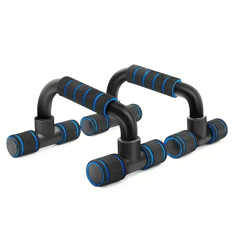 I-Shaped Prone Push-Up Support Bar for Chest Muscle Workout Home Fitness Equipment Foam Push-Up Stand for Strength Training+