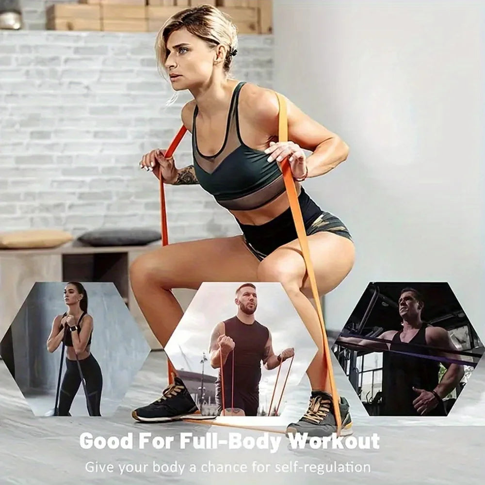 Premium Resistance Bands Set – Adjustable Strength Training for Home Gym