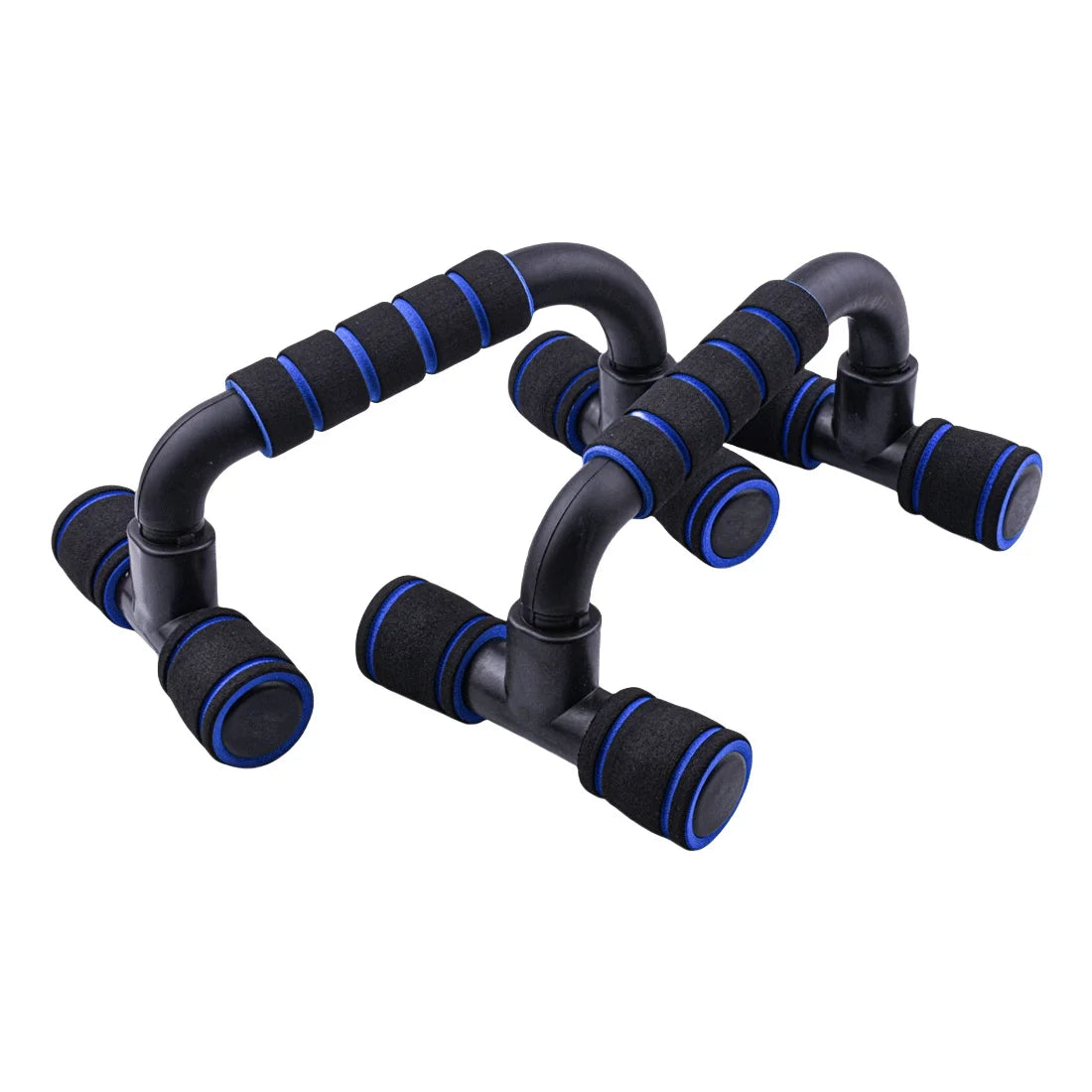 I-Shaped Prone Push-Up Support Bar for Chest Muscle Workout Home Fitness Equipment Foam Push-Up Stand for Strength Training+