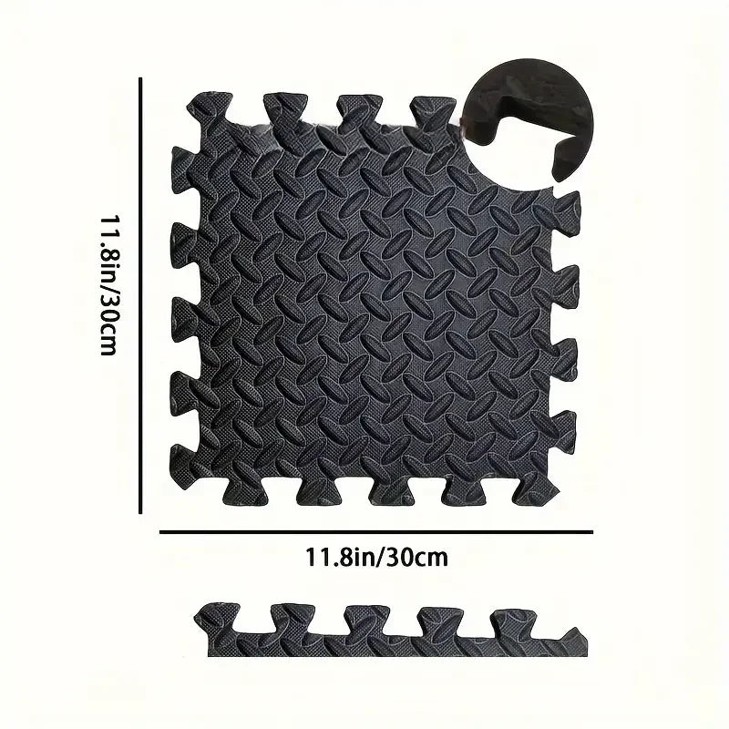 Foam Non-Slip Gym Floor Mat – Fitness Protection Tiles