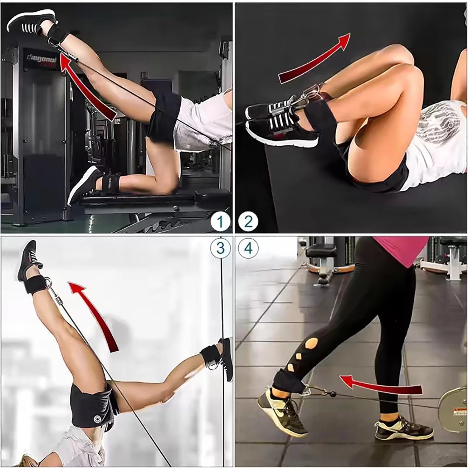 Ankle Resistance Bands – Leg & Glute Trainer