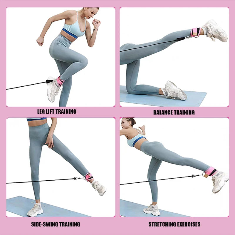 Ankle Resistance Bands – Leg & Glute Trainer