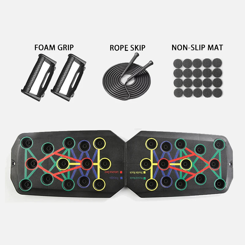 Foldable Push-Up Board Set – Full Body Training