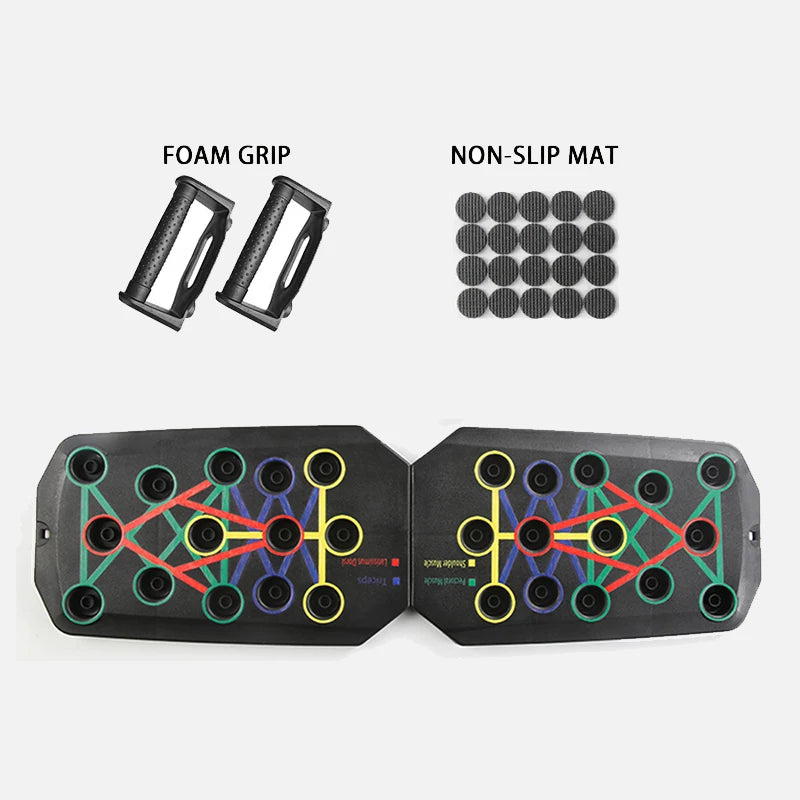Foldable Push-Up Board Set – Full Body Training