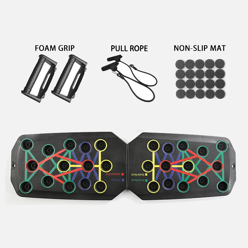Foldable Push-Up Board Set – Full Body Training