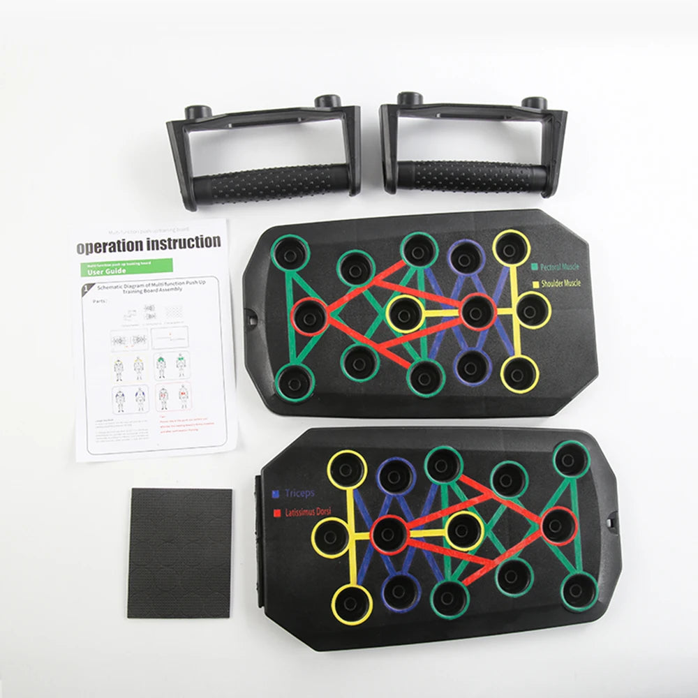 Foldable Push-Up Board Set – Full Body Training