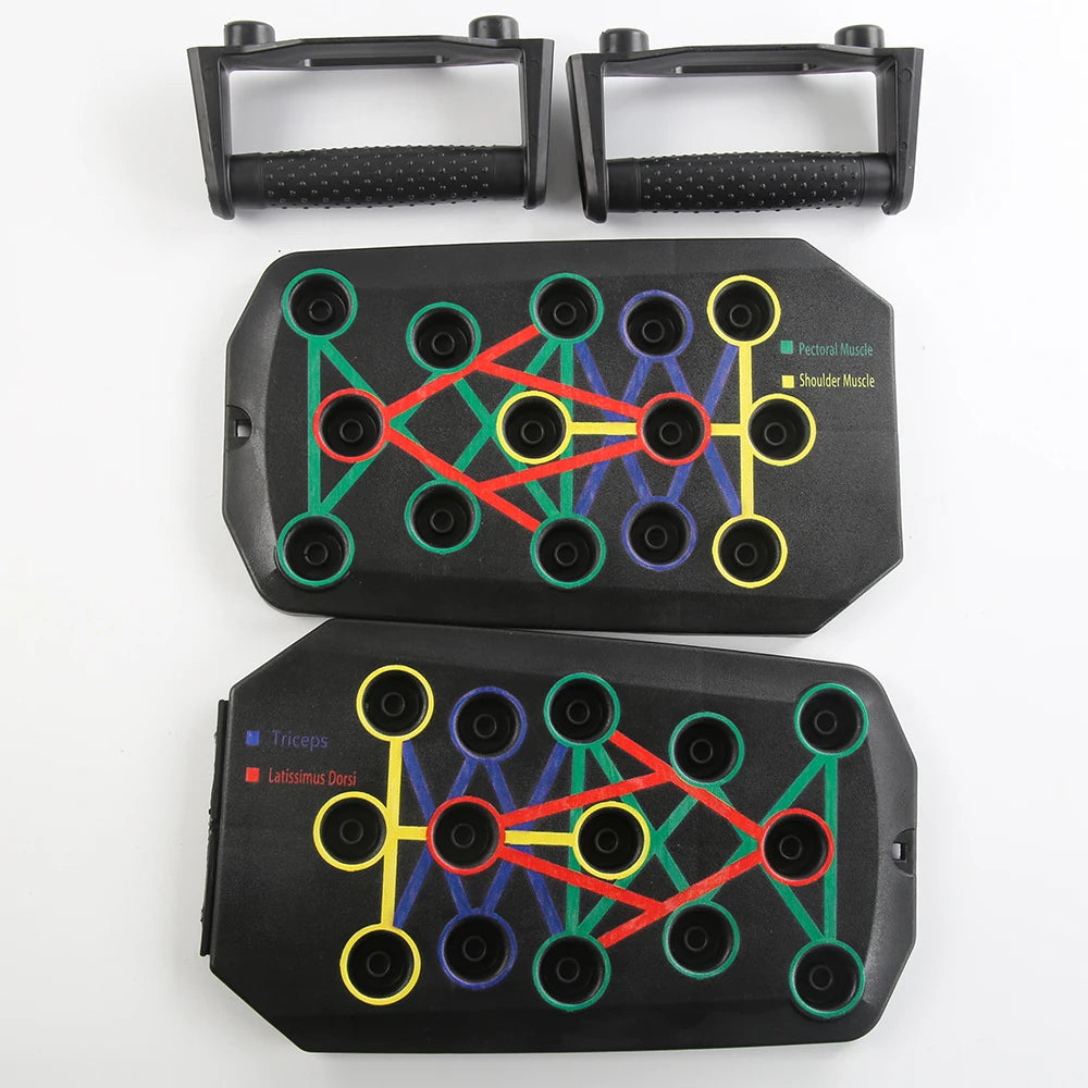 Foldable Push-Up Board Set – Full Body Training