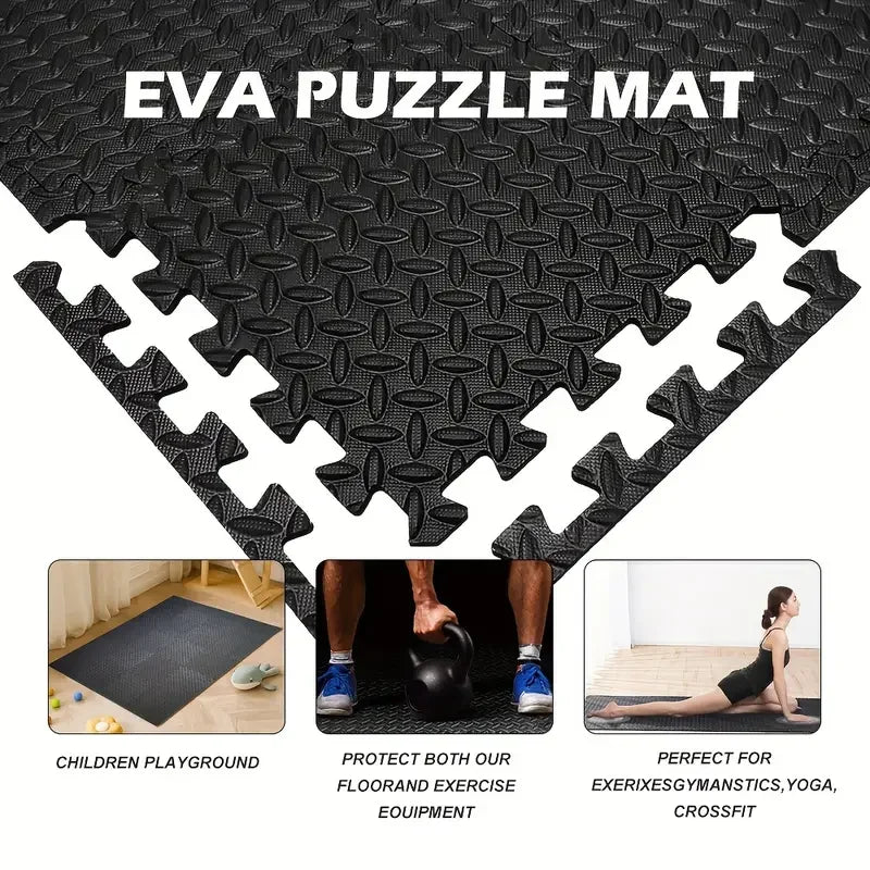 Foam Non-Slip Gym Floor Mat – Fitness Protection Tiles