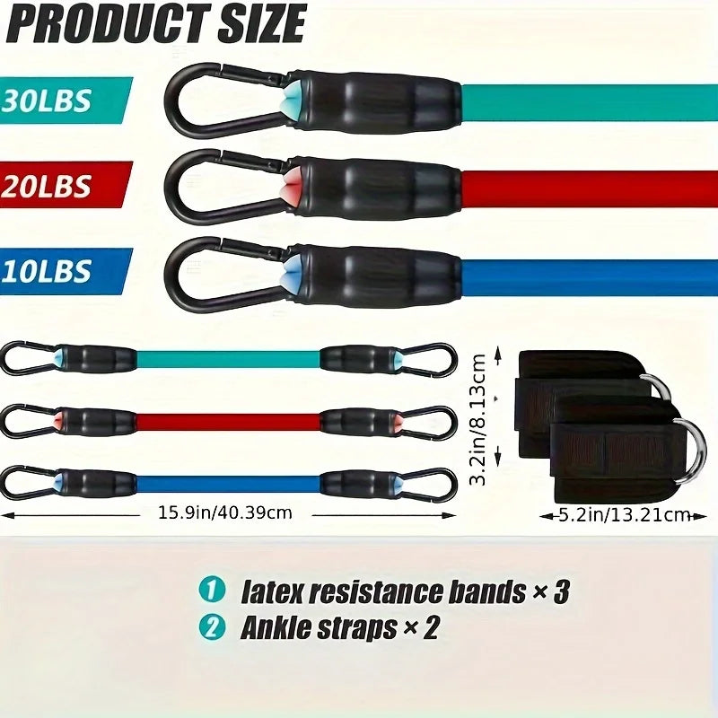 Ankle Resistance Bands – Leg & Glute Trainer