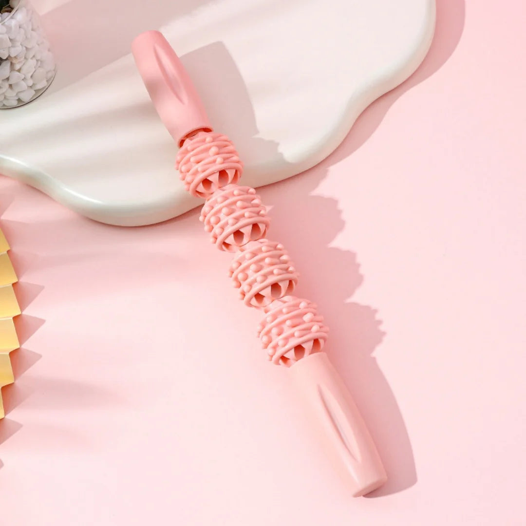 Massage Stick Mace Leg Muscle Relaxer Yoga Roller Slim Calf Roller Full Body Massage Yoga Stick